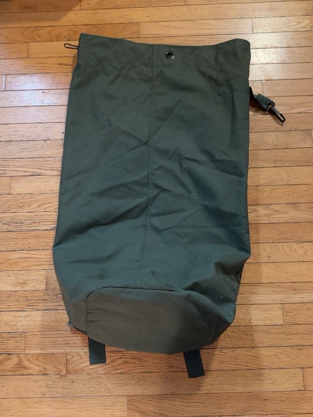 USGI Military Duffel Bag Olive Drab Green Backpack Straps Army Surplus 37x24